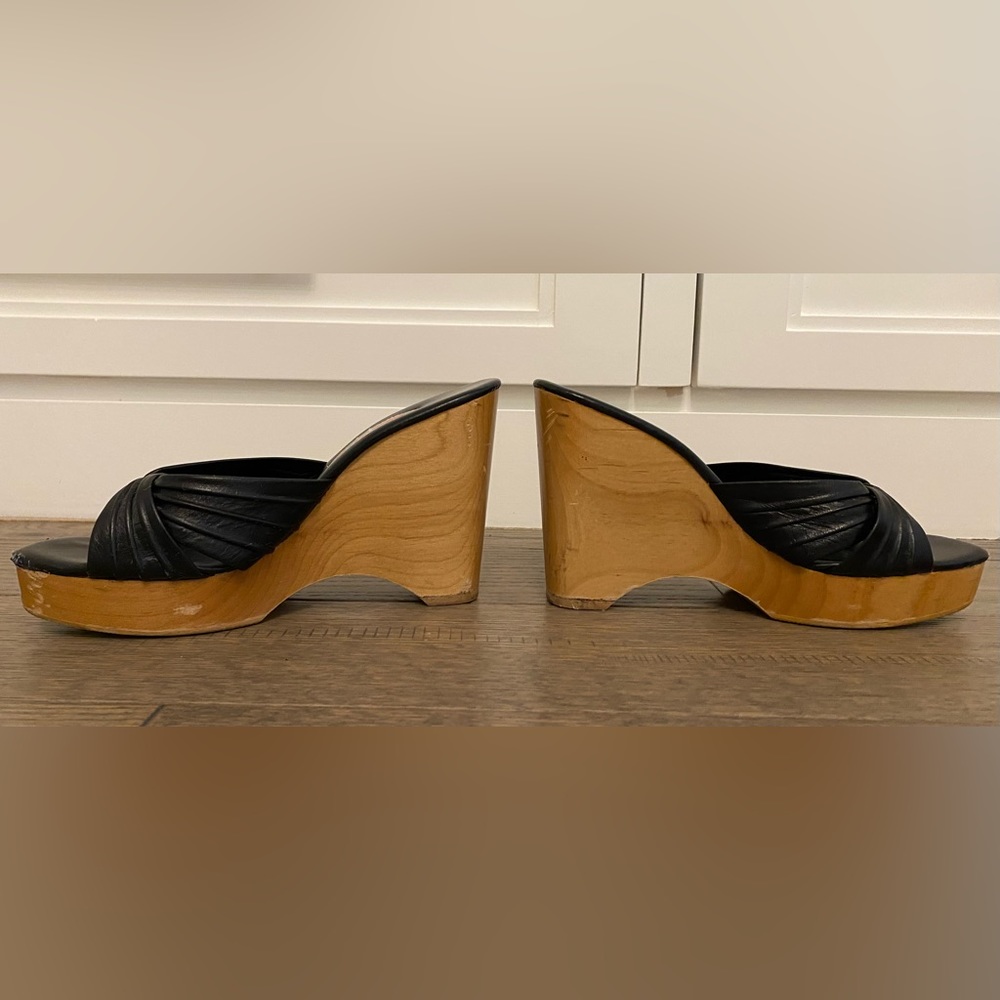 Lulu Johnson Platform Slip On Wedges